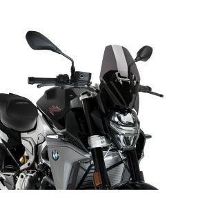 Pare-brise compatible avec BMW F 900 R 20-24 fumé foncé Puig Sport NG