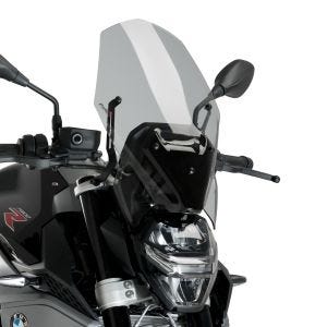 Pare-brise compatible avec BMW F 900 R 20-24 fumé clair Puig NG Touring