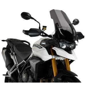 Bulle Touring compatible avec Triumph Tiger 900 Rally 20-24 fumé foncé Pare-brise Puig