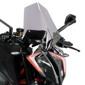 Pare-brise compatible avec KTM 1290 Super Duke R 20-23 fumé clair Puig NG Touring