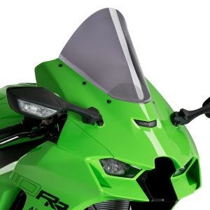 Racingscheibe R passend für Kawasaki ZX-10R / ZX-10RR 21-24 dunkel getönt Verkleidungsscheibe Puig 20540F