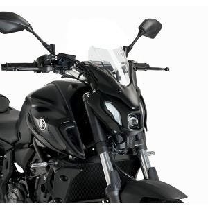 Pare-brise compatible avec Yamaha MT-07 21-24 clair Puig NG Sport