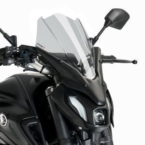 Nakedbike-Scheibe passend für Yamaha MT-07 21-24 rauchgrau Windschild Puig New Generation Touring 20619H