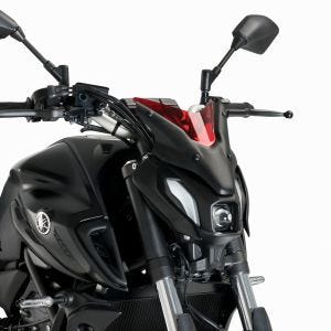 Nakedbike-Scheibe Plus passend für Yamaha MT-07 21-24 Puig 20620R New Generation Sport rot