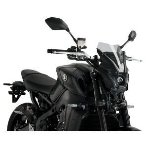 Nakedbike-Scheibe passend für Yamaha MT-09 21-23 rauchgrau Windschild Puig New Generation Sport 20644H