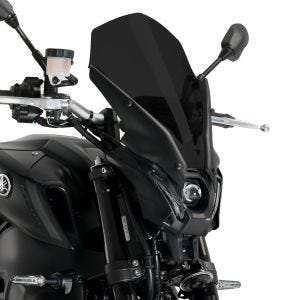 Pare-brise compatible avec Yamaha MT-09 21-24 fumé foncé Puig NG Touring