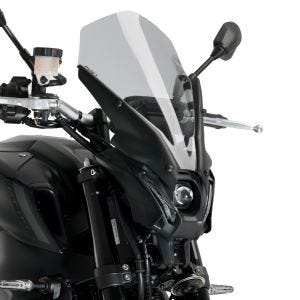 Pare-brise compatible avec Yamaha MT-09 21-24 fumé clair Puig NG Touring