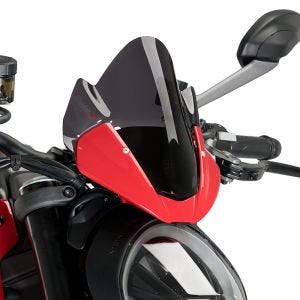 Racingscheibe Puig R passend für Ducati Monster 937 21-22 dunkel getönt Puig 20688F