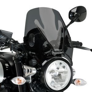 Pare-brise compatible avec Suzuki SV 650 99-24 fumé foncé Puig Mito