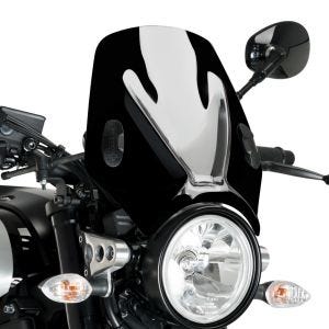 Pare-brise compatible avec Triumph Street Twin 16-22 noir Puig Mito