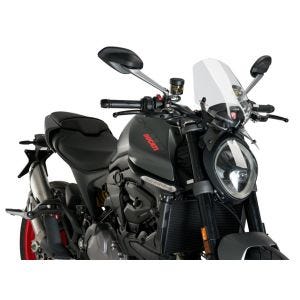 Pare-brise compatible avec Ducati Monster 937 21-24 clair Puig NG Sport