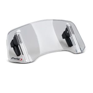 Windschild Spoiler Aufsatz Clip-On Puig 20764H Aufsatzspoiler rauchgrau