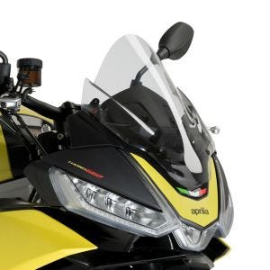 Pare-brise racing Z compatible avec Aprilia Tuono V4 Factory 21 Puig 20794W Bulle clair