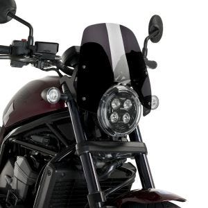 Nakedbike-Scheibe passend für Honda Rebel 1100 21-24 Puig 20819F New Generation Sport Darksmoke
