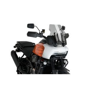 Pare-brise sport compatible avec Harley Davidson Pan America 1250 / Special 21-24 Puig 20841H Bulle gris fumé