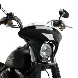 Lenkerverkleidung Batwing mit Windschutzscheibe passend für Harley Davidson Dyna Street Bob 06-17 Windschild transparent Puig SML Sport 21049W