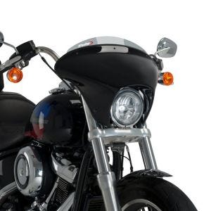 Carénage de guidon Batwing avec Pare-Brise compatible avec Harley Davidson Softail Low Rider 18-20 Puig SML fumé clair Sport 21051H