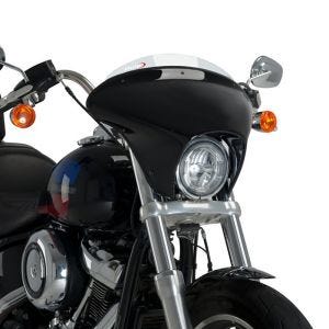 Carénage de guidon Batwing avec Pare-Brise compatible avec Harley Davidson Softail Low Rider 18-20 Puig SML transparent Sport 21051W