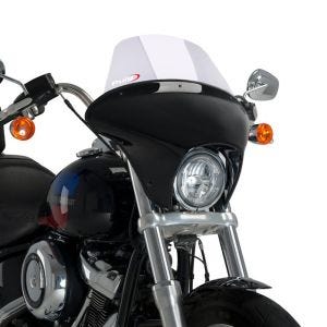 Carénage de guidon Batwing avec Pare-Brise compatible avec Harley Davidson Softail Low Rider (FXLR) 18-20 Puig SML transparent Touring 21052W