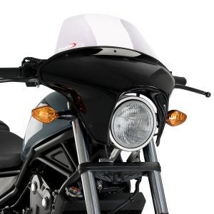 Lenkerverkleidung Batwing mit Windschutzscheibe passend für Honda Rebel 500 CMX 17-19 Windschild transparent Puig SML Touring 21060W