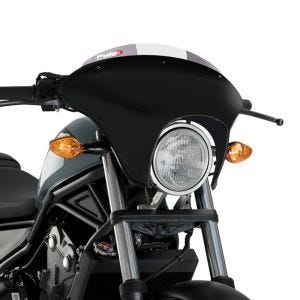 Lenkerverkleidung Batwing mit Windschutzscheibe passend für Honda CMX 500 Rebel 17-19 Windschild rauchgrau Puig SML Sport 21061H