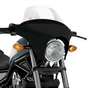 Lenkerverkleidung Batwing mit Windschutzscheibe passend für Honda Rebel 500 CMX 17-19 Windschild transparent Puig SML Touring 21062W