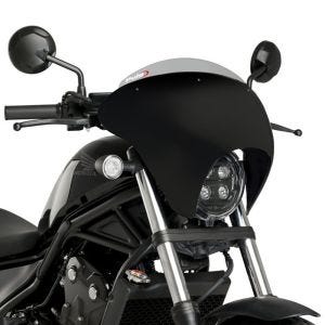 Lenkerverkleidung Batwing mit Windschutzscheibe passend für Honda CMX 500 Rebel 20-24 Windschild rauchgrau Puig SML Sport 21065H