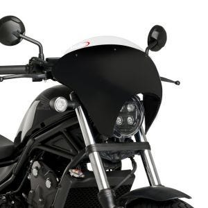 Lenkerverkleidung Batwing mit Windschutzscheibe passend für Honda CMX 500 Rebel 20-24 Windschild transparent Puig SML Sport 21065W