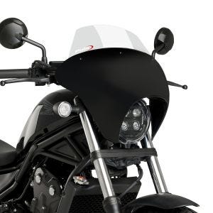 Lenkerverkleidung Batwing mit Windschutzscheibe passend für Honda Rebel 500 CMX 20-24 Windschild transparent Puig SML Touring 21066W