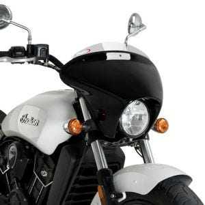Carénage de guidon Batwing avec Pare-Brise compatible avec Indian Scout 15-23 Puig SML fumé clair Sport 21071H