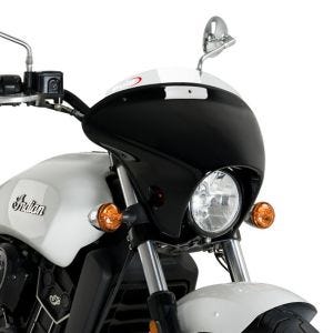 Carénage de guidon Batwing avec Pare-Brise compatible avec Indian Scout 15-23 Puig SML transparent Sport 21071W