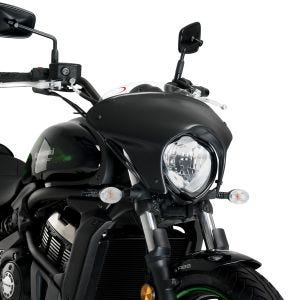 Lenkerverkleidung Batwing mit Windschutzscheibe passend für Kawasaki Vulcan S 15-24 Windschild transparent Puig SML Sport 21075W