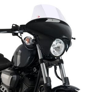 Carénage de guidon Batwing avec Pare-Brise compatible avec Yamaha XV 950 14-18 Puig SML transparent Touring 21078W