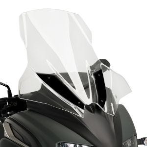 Windschutzcheibe V-Tech Line Touring Puig passend für Yamaha TRICITY 300 15-22 klar / transparent Puig 21120w