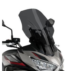 Tourenscheibe passend für Kawasaki Versys 650 22-24 dunkel getönt Windschutzscheibe Puig 21260F