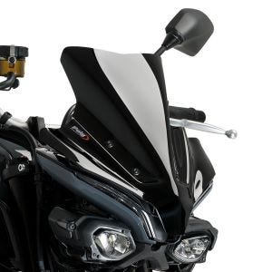 Nakedbike-Scheibe Windschild New Generation Sport passend für Yamaha MT-10/SP 16-24 schwarz Puig 21361N