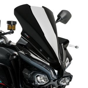 Pare-brise Bulle New Generation Touring compatible avec Yamaha MT-10/SP 16-24 noir Puig 21362N