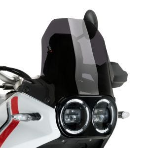 Racingscheibe Puig R passend für Ducati DESERT X 22 dunkel getönt Puig 21448F