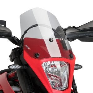 Nakedbike-Scheibe Windschild New Generation Sport passend für Gas Gas SM700 getönt Puig 21474H