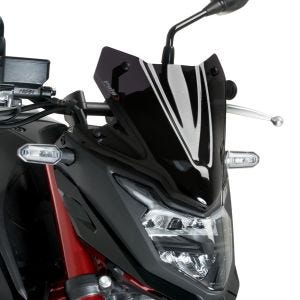 Nakedbike-Scheibe Windschild New Generation Sport passend für Honda CB750 HORNET 92-03 I 23 dunkel getönt Puig 21479F