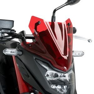 Nakedbike-Scheibe Windschild New Generation Sport passend für Honda CB750 HORNET 92-03 I 23 rot Puig 21479R