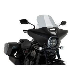 High-Road-Windschutzscheibe kompatibel mit Honda CMX 1100T REBEL 23 Rauch Puig 21545H 