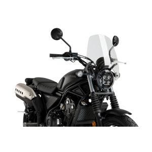 Nakedbike-Scheibe New Generation Touring passend für HONDA CL 500 23'-24' transparent Puig 21700w