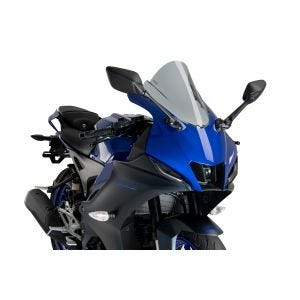 Z-Racing Windschutzscheibe kompatibel mit Yamaha YZF-R125 24 Schwarz Puig 21715N