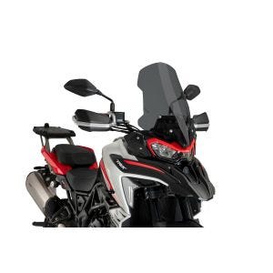 Pare-brise touring compatible avec Benelli TRK X 24 fumé Puig 21754H