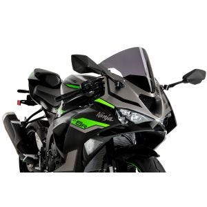 R-Racer-Scheibe passend für KAWASAKI ZX-6R 24' dunkel getönt Puig 21832F