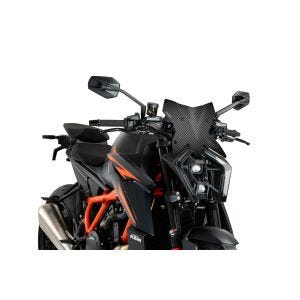 Nakedbike-Scheibe passend für KTM 1390 SUPERDUKE R 24' W-child New Gen Sport carbon look Puig 21906c