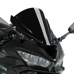 Racingscheibe Z passend für Kawasaki ZX-6R 19-20 schwarz Verkleidungsscheibe Puig 3177N