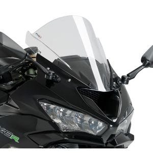 Racingscheibe Z passend für Kawasaki ZX-6R 19-20 klar Verkleidungsscheibe Puig 3177W