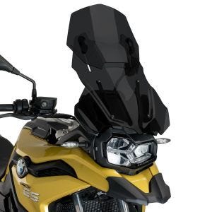 Pare-brise compatible avec BMW F 800 GS 2024 Puig 3178F New Generation Touring teinté foncé